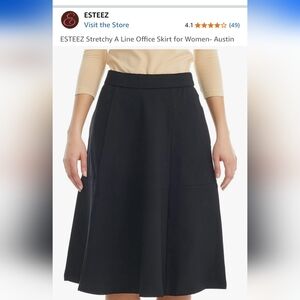 Esteez Ponte A-line Skirt Thick Material